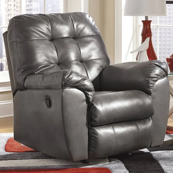 Flash Furniture Contemporary Softsuede Fudge Microfiber Rocker Recliner