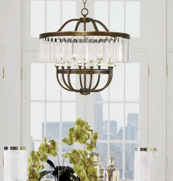 Livex Lighting 50549-64 Ashton 8-Light Chandelier - Hand Painted Palacial Bronze