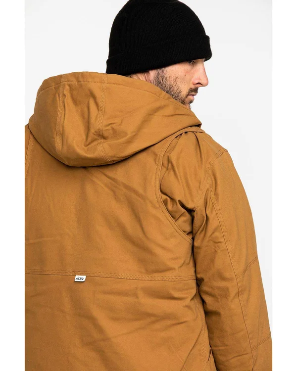 Dickies Men's Duck Flex Mobility Jacket - TJ376, Brown Duck