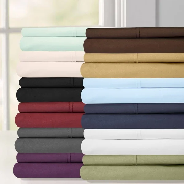 Sweet Home Collection RV Queen 6-Piece Bed Sheet Set - Sage