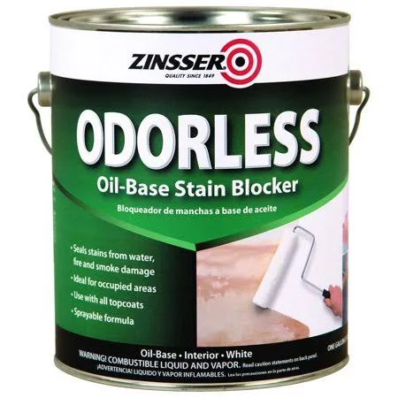 Zinsser 03951 Odorless Oil-Based Stain Blocker White Gallon