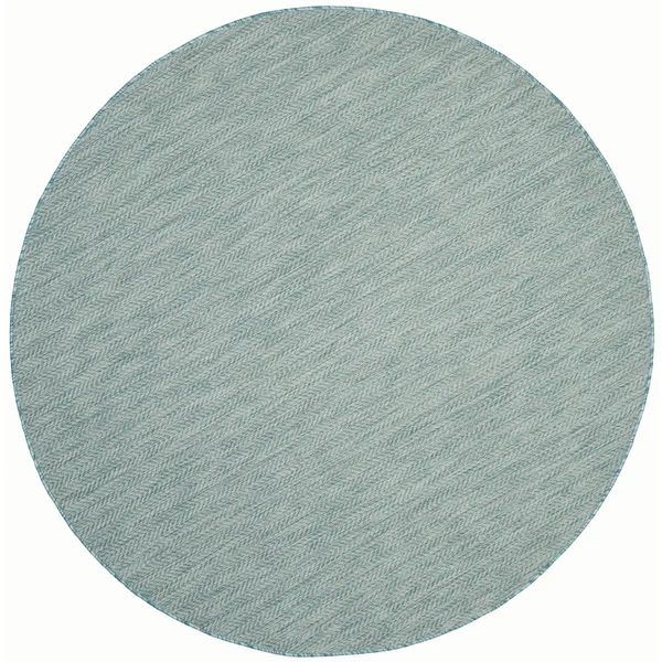 Safavieh Courtyard Navy - Grey Area Rug; 9& x 12&