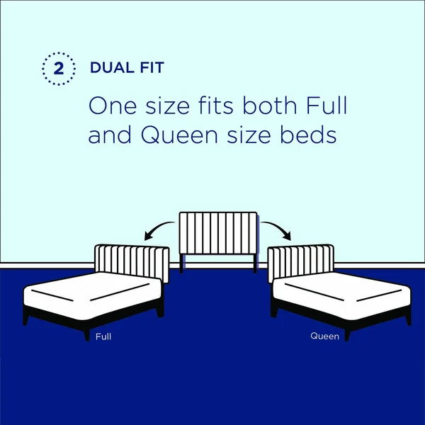 Full/Queen Lucia Performance Velvet Headboard Mint - Modway