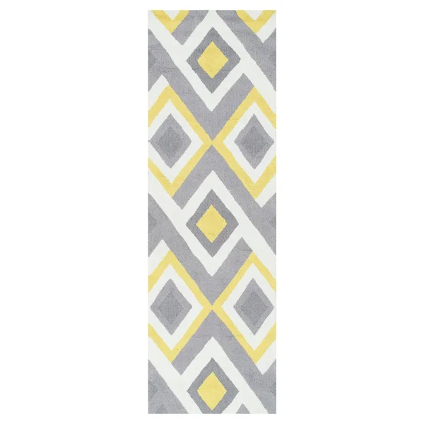 nuLOOM Anya Hand Hooked Runner Rug - 2& 6x22 x 8&, Sunflower