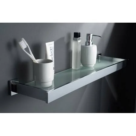Haceka Edge Shelf Chrome - Silver by Ashley HomeStore
