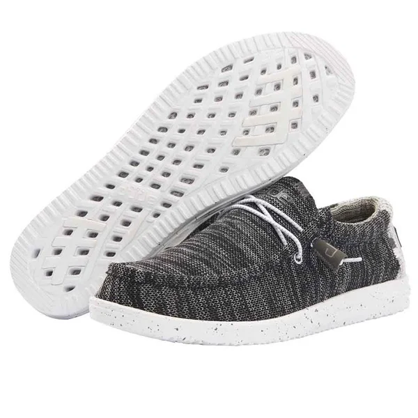 Hey Dude Wally Free Men's Shoes Galaxy Grey : 8 M