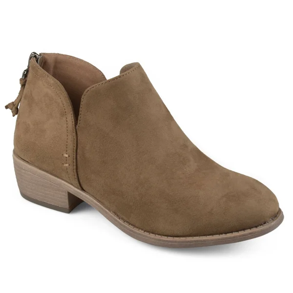 Journee Collection Livvy Women's Ankle Boots - Taupe - 6.5