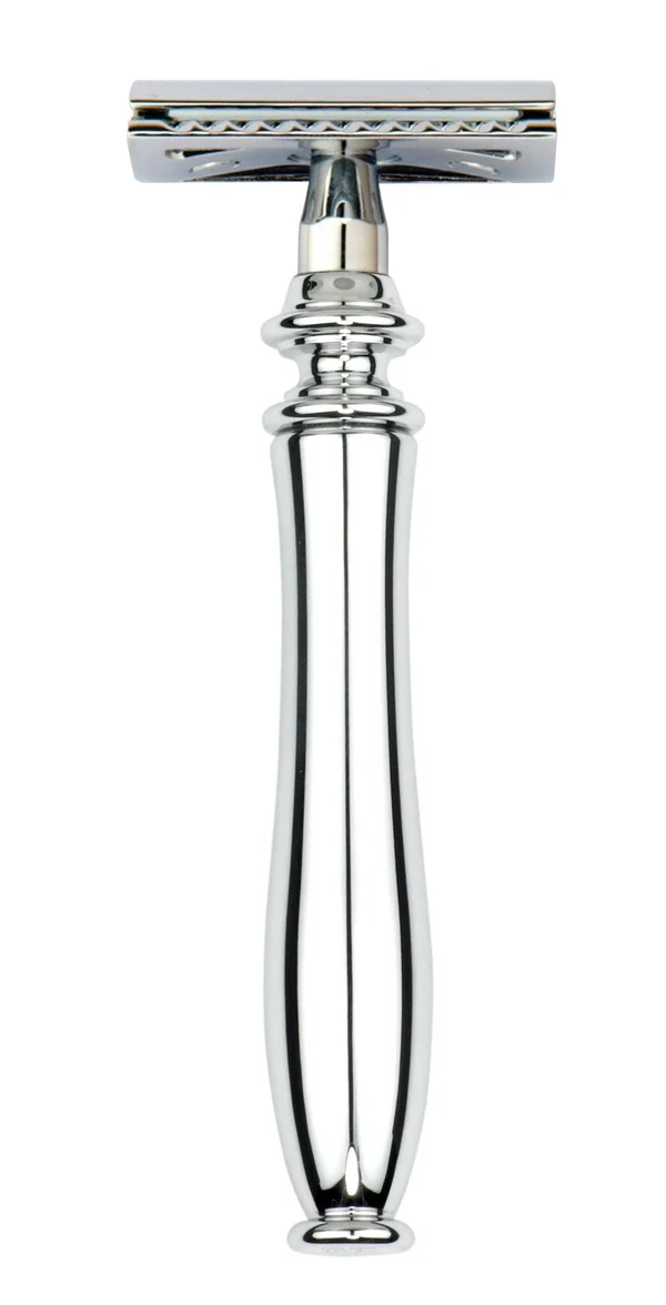 Edwin Jagger Chatsworth Double Edge Safety Razor, Chrome