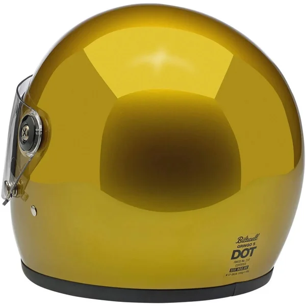 Biltwell Gringo S ECE Helmet - Metallic Yukon Gold - Xs