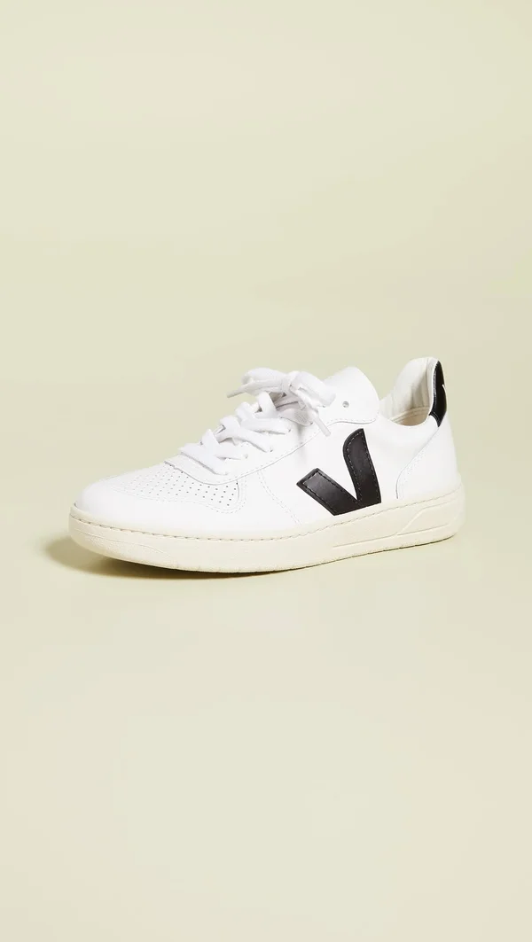 Veja V-10 Leather Sneakers