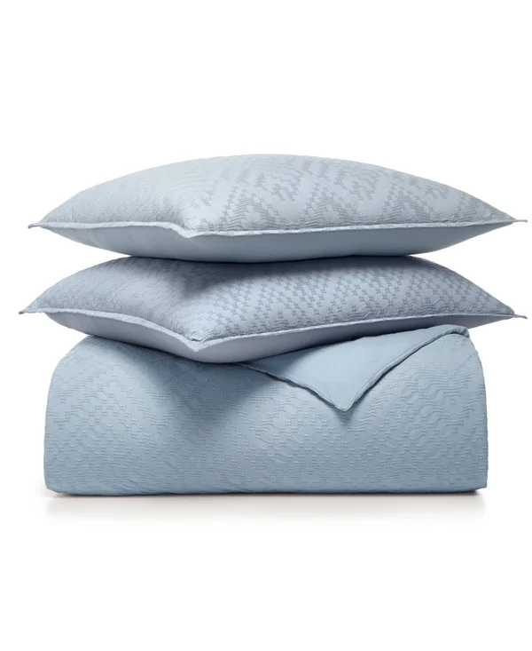 Closeout! Lucky Brand Taos 3-Pc. Matelasse King Comforter Set, Created for Macy&s - Blue