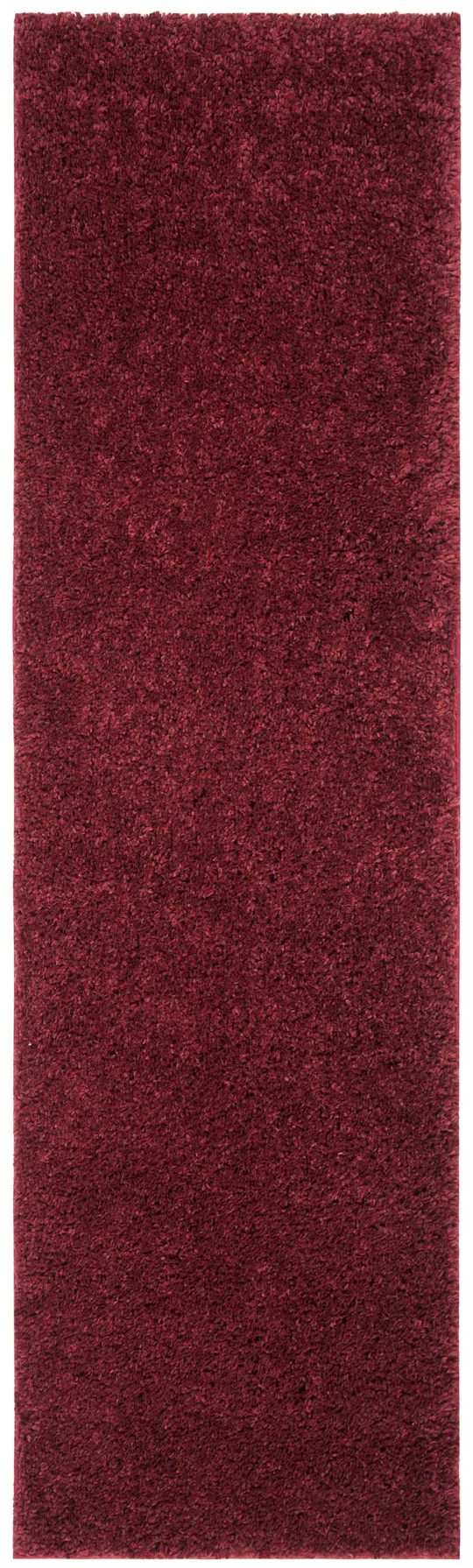 Safavieh 6& x 9& August Shag 900 AUG900S Burgundy Rug