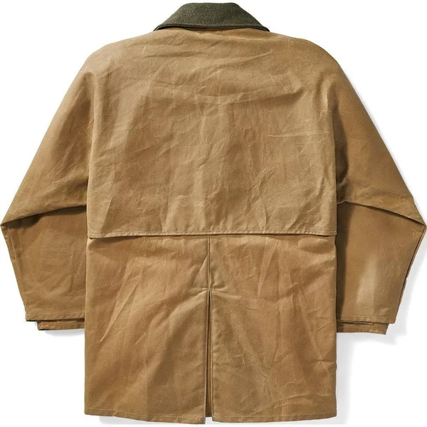 Filson Tin Cloth Alaska Fit Packer Coat, Dark Tan, Xs