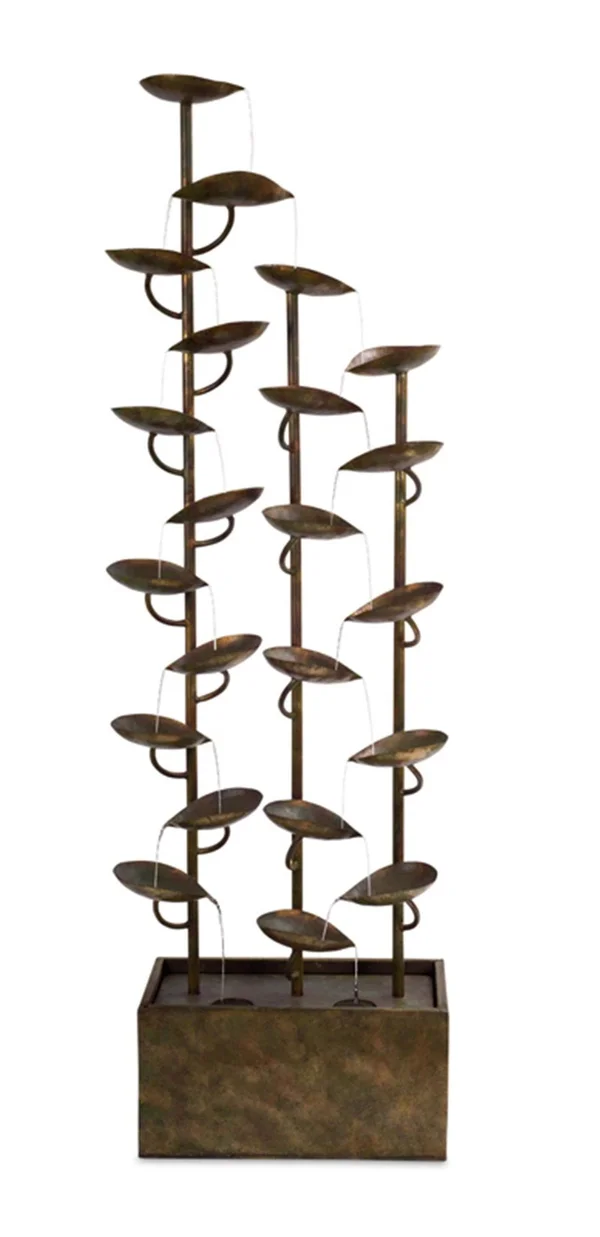 Melrose International Leaf Fountain 65.5x22H