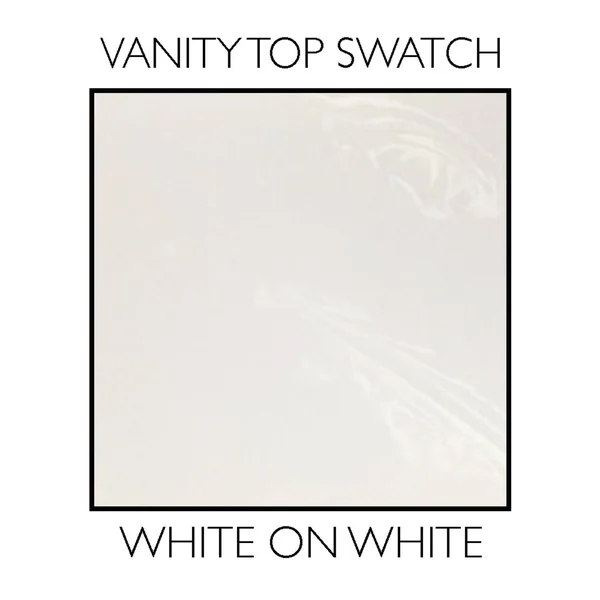 Design House 61 in. W Cultured Marble Vanity Top in White with White Double Bowl - Reinforced Packaging 597401