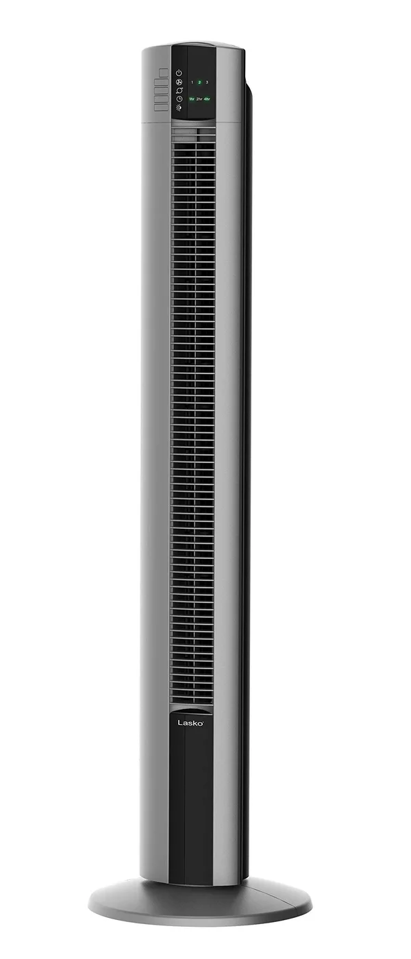 Lasko T48314 Perf. Tower Fan w/Remote Grey