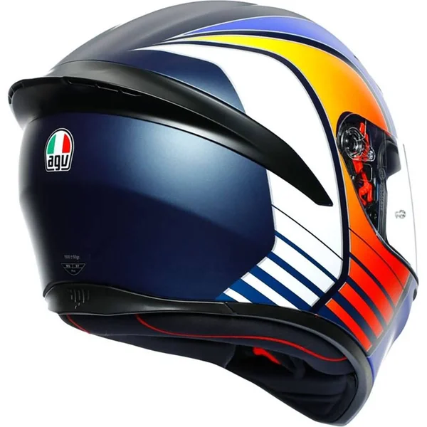 AGV K1 Power Helmet - Matte Blue/Orange/White - 2XL
