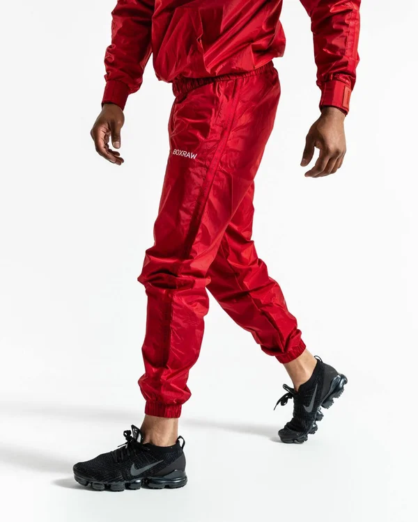 BOXRAW Men Hagler Sauna Suit - Red - BOXRAW S