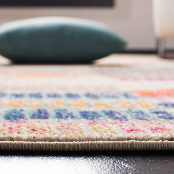 Safavieh Madison 400 Rug Collection MAD417C - Ivory, Multi - 8& x 10&