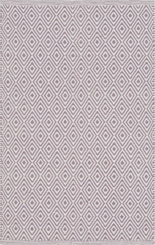 Safavieh Montauk MTK515G 9& x 12& Ivory, Purple Rug