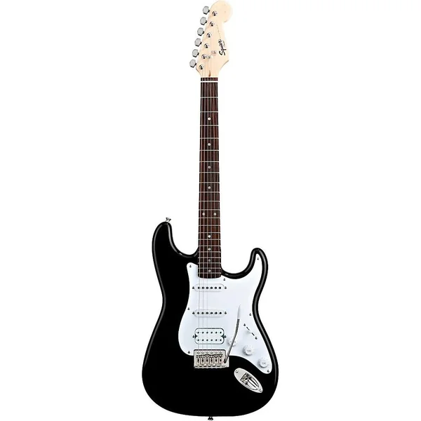 Squier Bullet Stratocaster HSS Electric Guitar with Tremolo - Black