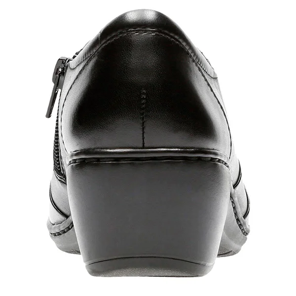 Women's Clarks Channing essa - Size: 6, Black Leather
