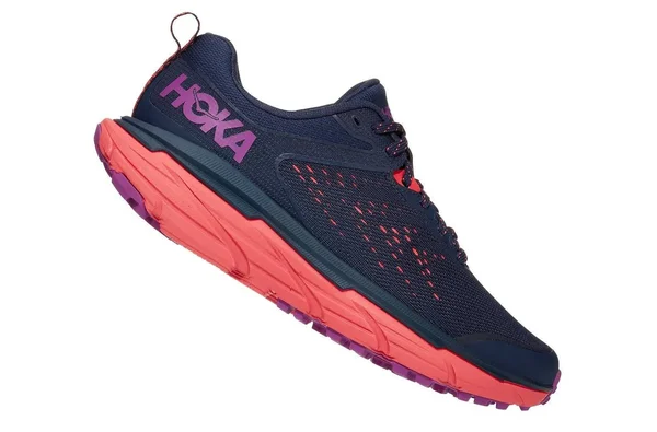 Hoka Women's Challenger ATR 6 Black Iris/Hot Coral - 12