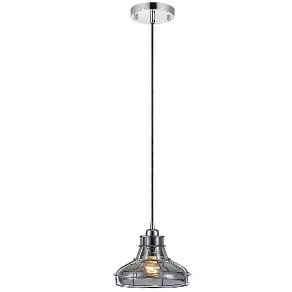 Versanora Illusione Metal Chrome Cage Finish Pendant Lamp