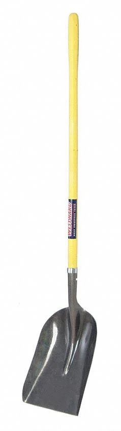 Westward 12U489 Western Scoop, 46-3/4 in. Handle, steel