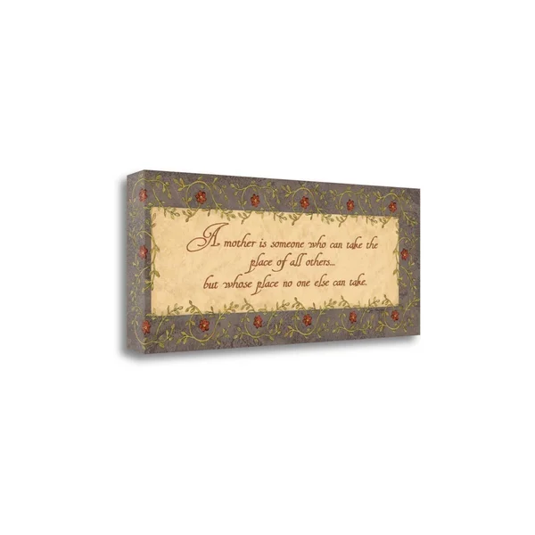 Tangletown Fine Art Mother by Jo Moulton Textual Art on Wrapped Canvas