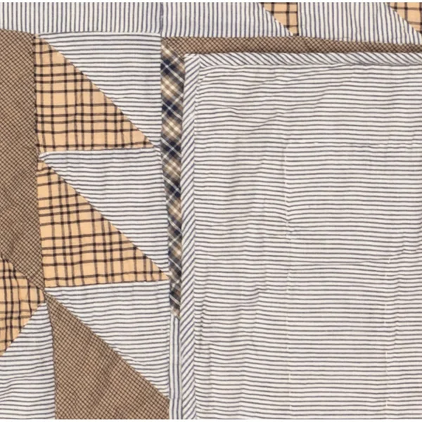 Dakota Star Farmhouse Blue King Quilt