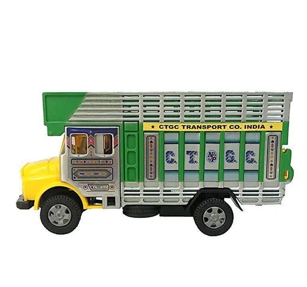Centy Toys Pull Back Public Toy Truck Automobile Miniature Pick Color New -Loose - Yellow(And Green)