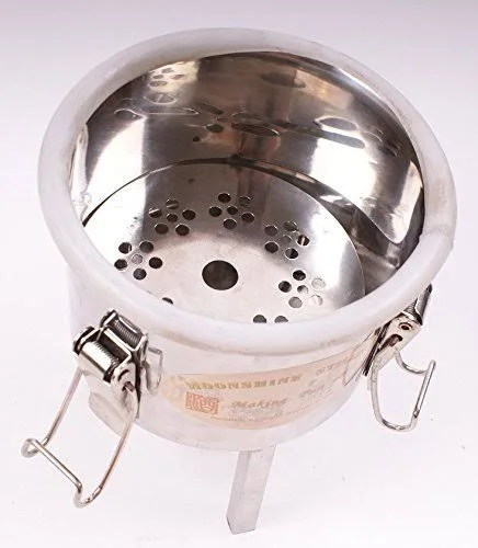 3 Pots DIY 8 Gal 30 litres Copper Alcohol Moonshine Ethanol Still Spirits Boiler Water Distiller