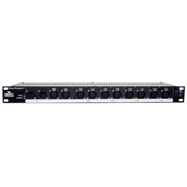 Chauvet DJ Data Stream 4 DMX Distributor DMX-512 Optical Splitter