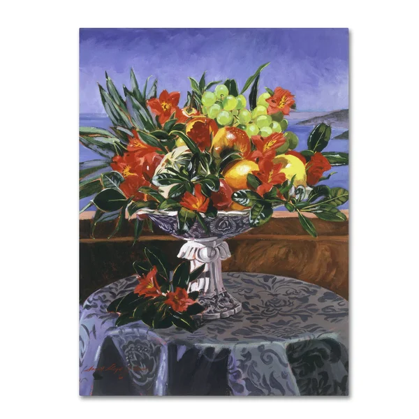 Trademark Fine Art David Lloyd Glover 'La Jolla Christmas' Canvas Art, 18x24