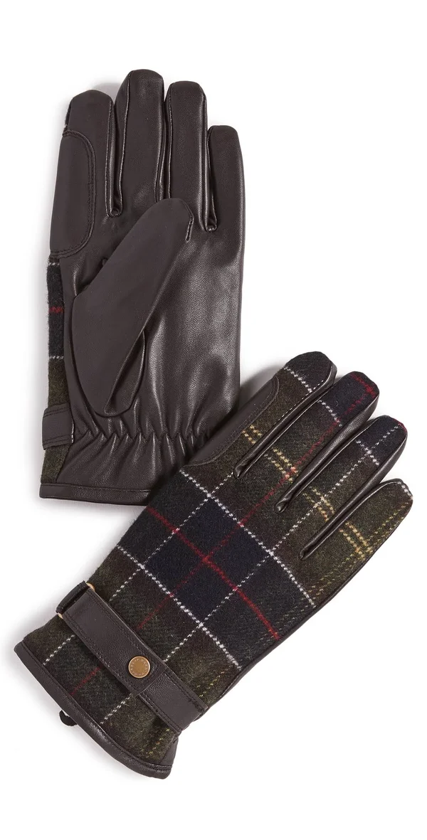Barbour Newbrough Tartan Gloves - Classic - XL