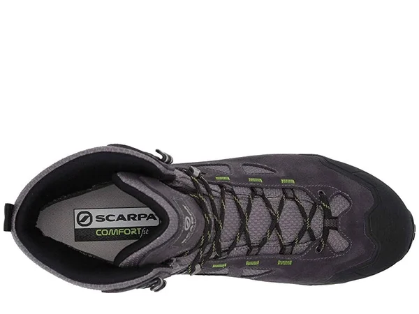 Scarpa Men's ZG Lite GTX Boot - 42 - Dark Grey/Spring