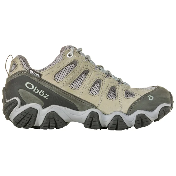 Oboz Women's Sawtooth II Low BDry Shoe - 6 Wide - Frost Gray - Sage