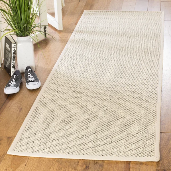 Safavieh Natural Fiber NF150B Black/Ivory 10& x 14& Area Rug