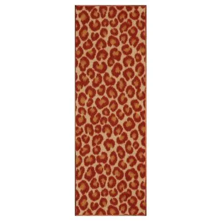 Cheetah Big Cat Area Rug for Living Room - Dining Room, Kitchen, Bedroom, Kids, Made in USA - 6' x 11', Multicolor