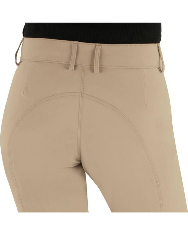 Ovation Euroweave DX Taylored Front Zip Knee Patch Breeches