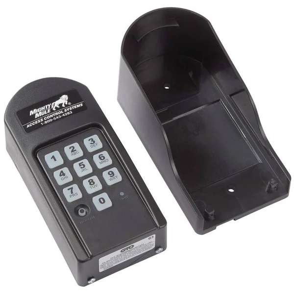 Mighty Mule Digital Keypad and Mounting Post Kit for Gate Openers