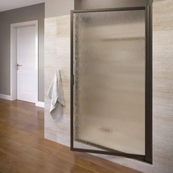 Basco SOPN00A2663RNOR Sopora 26x22 x 63.5x22 Pivot Framed Shower Door Finish: Oil Rubbed Bronze - Glass Type: Rain
