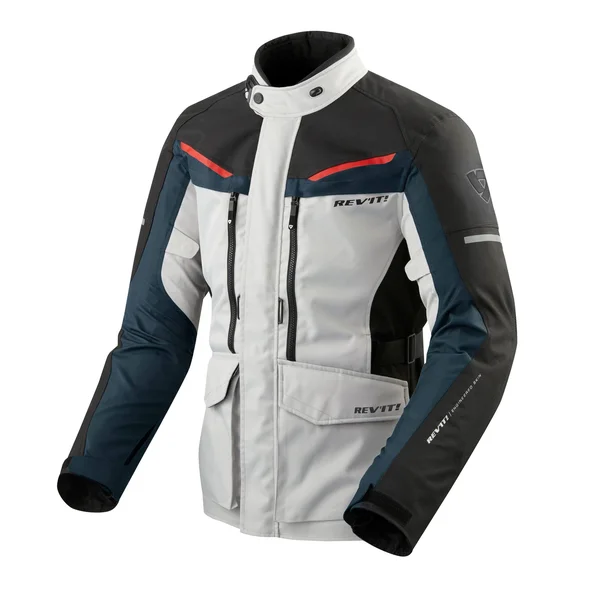 REV&IT! Safari 3 Jacket - Silver/Blue - 2XL