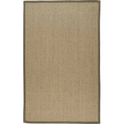 Richmond Floral Jute/Sisal Beige/Green Area Rug Beachcrest Home Rug Size: Rectangle 5' x 8'