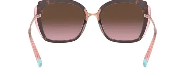 Tiffany TF4160 Sunglasses, 54-19-140, 82879T Havana/Transparent Pink