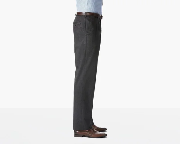 Dockers Comfort Khaki Pleat - Relaxed Fit - Charcoal Heather