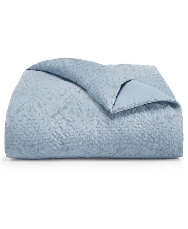 Closeout! Lucky Brand Taos 3-Pc. Matelasse King Comforter Set, Created for Macy&s - Blue
