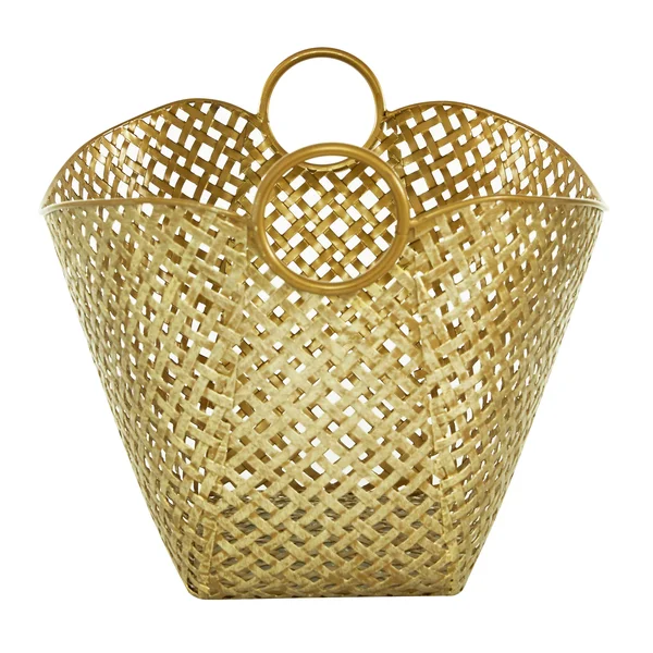 Zimlay Gold Metal Contemporary Storage Basket 16416