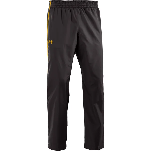 Under Armour Essential Woven Senior Pants - Size X-Large, Black/Sport Gold
